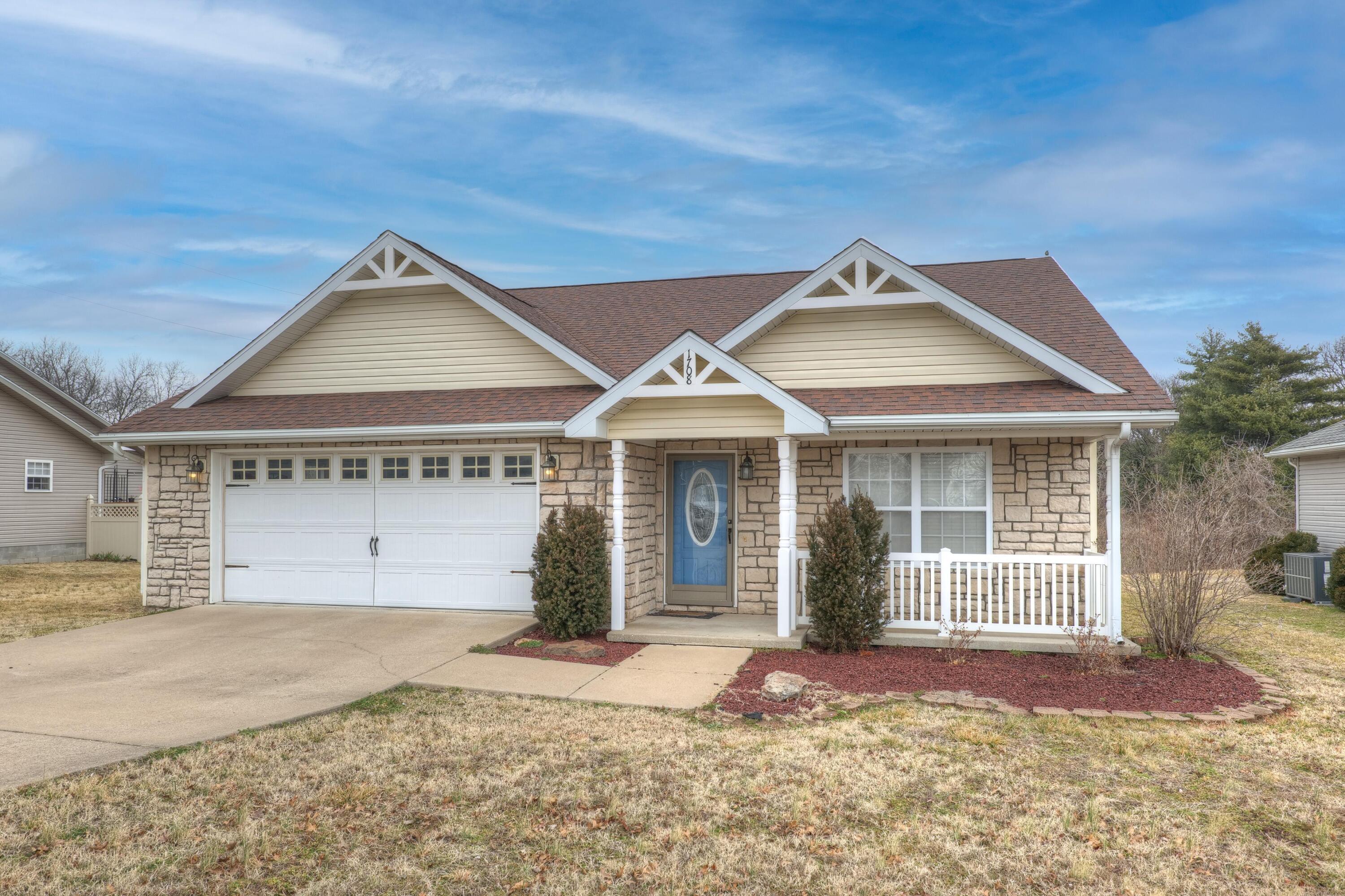 Back on the market at no fault of the sellers! Welcome to Neosho! You're going to want to come take a look at this beautiful home. Stepping through the front door from the cute front porch, you'll be greeted by a large entryway and spacious formal dining room. From there you'll enter the roomy kitchen that opens to the living room with vaulted ceilings! Down the hallway you'll come to the guest bathroom and spare bedrooms. At the end of the hall you'll find the master suite. The large master features vaulted ceilings, a large walk-in closet, and master bath. This house just down the road from schools, dining, and shopping. Also, it's located across the road from Neosho Golf Course, this home is perfect for all you golfers! Hurry and take a look at this one before it's gone!