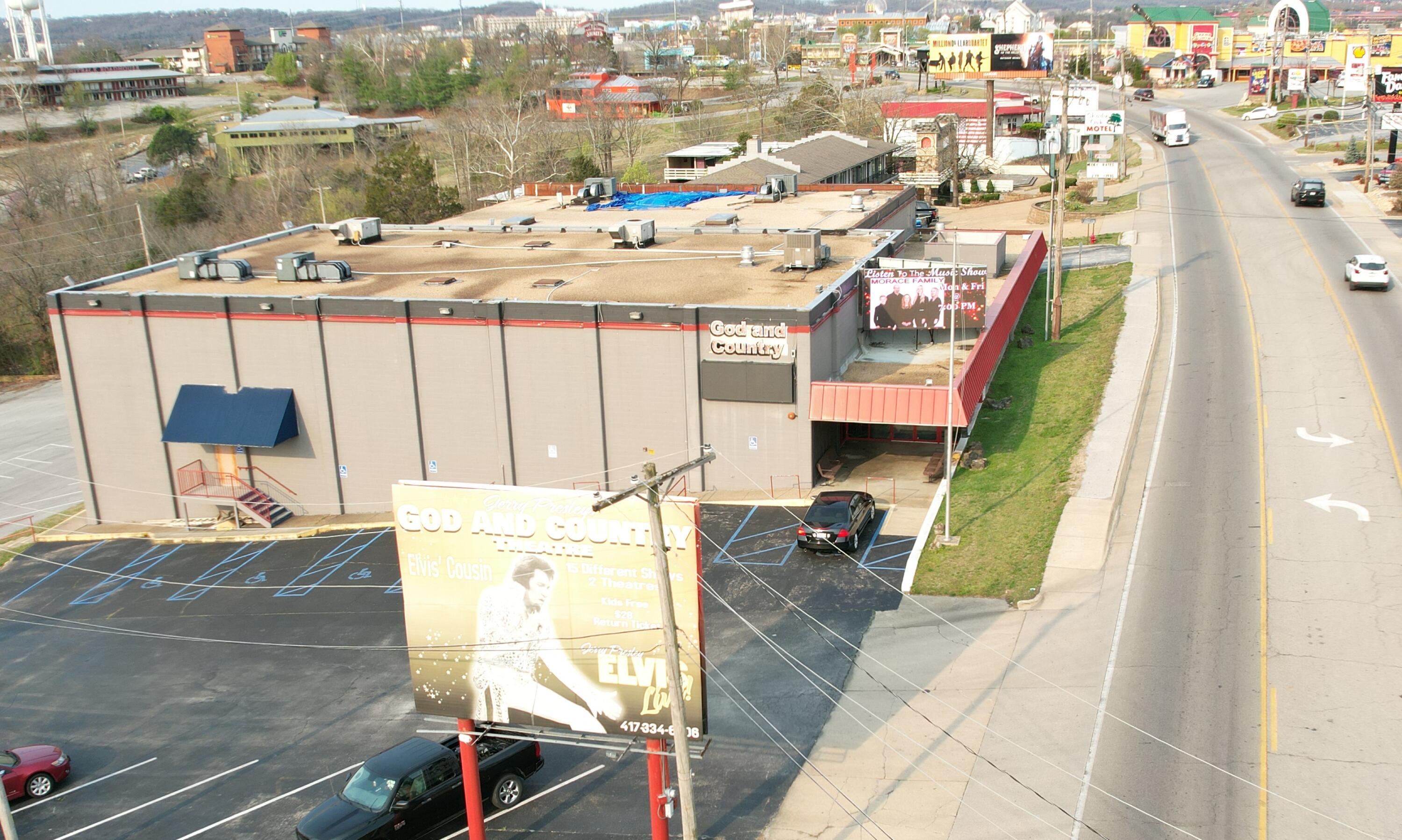 Branson entertainment venue strategically located in the bustling heart of Branson Missouri. Located on Hwy. 76 Country Boulevard 'TheStrip' sits a two-theater complex and over 14,000 sqft. The larger theater seats 429 and the smaller holds 142 making this multi-functional property ideal for awide array of large and small simultaneous shows, meetings, or special events. Outfitted with ticket counters, concessions, private offices, dressing rooms,mezzanine, storage, and a simple lobby to ensure both a smooth operation and a seamless guest experience. Located in one of America's premier destinations,this venue is positioned well to take advantage of the millions of people who visit the area and drive right past this property each year. Additionally, the spacecould be opened to accommodate an alternate use. Bring your idea's alive in Branson Missouri **Information contained in this listing has been obtained throughthird party sources deemed reliable. Listing Broker assumes no responsibility for its accuracy and Buyer shall independently confirm any information set forthabove