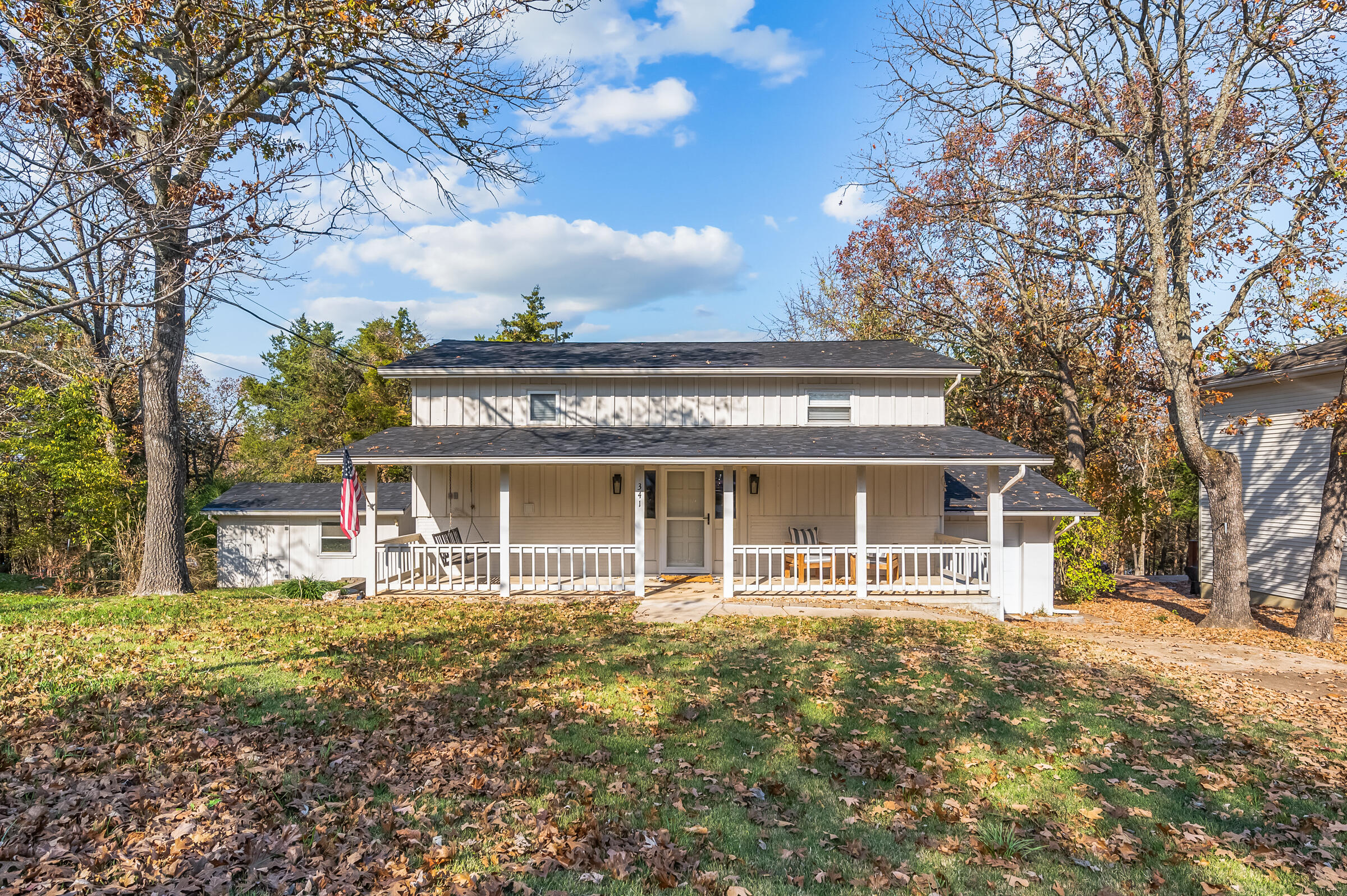 DREAMY WATERFRONT LAKE HOUSE AT TABLE ROCK LAKE!!*Optional Boat Slip (lift included) for 60k that is not far from property!!!This home was recently remodeled and was transformed into a beautiful property. There are 3 bedrooms and a full bath on the upper level with an additional sunroom setting, 2nd living area, or 4th bedroom whatever option you are in need of! The lower level has amazing windows that give you breathtaking views with the lake being one of those!! Also on the lower level there is a full bath, laundry room, and another living room area. Here's a list of a few things in the house that are newer: New roof put on the home and shed in 2021New Heating and A/C in 2020New Water Heater in 2020New Oven/Range in 2020New Dishwasher in 2020New Drip Irrigation Septic system in 2019new luxury vinyl plank flooring in living and bedroomsQuartz counters in baths and kitchen. Look no further... this is the perfect home to start making memories at with your family!