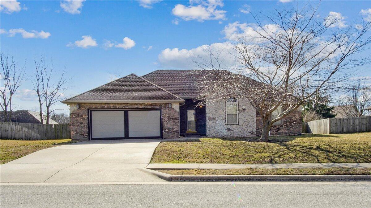Welcome Home!  This 3-bdrm 2 bath home is perfectly situated just within the city limits of Battlefield, and a mere stone's throw from the vibrant hub of Springfield. Nestled within a picturesque subdivision and embraced by the serenity of a cul-de-sac. This home offers the ideal setting.The backyard is the perfect place to create unforgettable family gatherings or a quiet space for moments of relaxation. Here, you will also find delightful storage shed complete with a loft, adding a touch of personal elegance to your outdoor living. The lush yard also benefits from an installed irrigation system in the front and back, making it easy to maintain the perfect lawn and landscaping.The kitchen is a culinary enthusiasts dream, boasting of ample Counter space and cabinets crafted from exquisite Alderwood. The master bath is a sanctuary of luxury with separate His and Her vanity space and personal closet space. But wait, there's more-it also features a luxurious jetted tub perfect for unwinding after a long day.There are so many more wonderful features to discover within this home and the best way to experience it is to schedule a private tour today!
