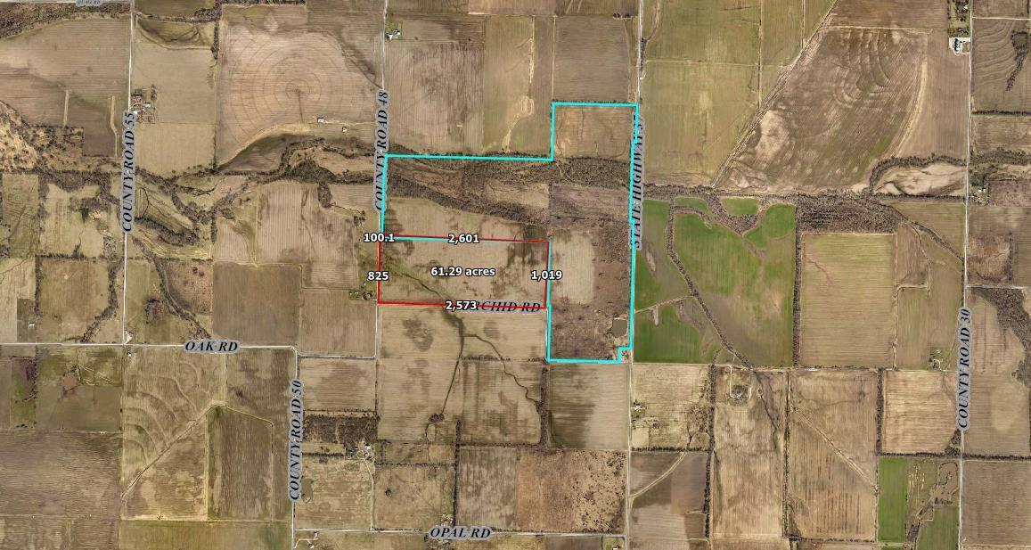 Tillable Crop land North of 96 Highway on 37 Highway. Two tracts totaling 255 m/l. Approximately 220 acres tillable at this time. Most Class 2 soils. Current owner has good production over the last three years. Owner would consider leasing back at market rate for three years if you have an investor. e West side. Watch for signs