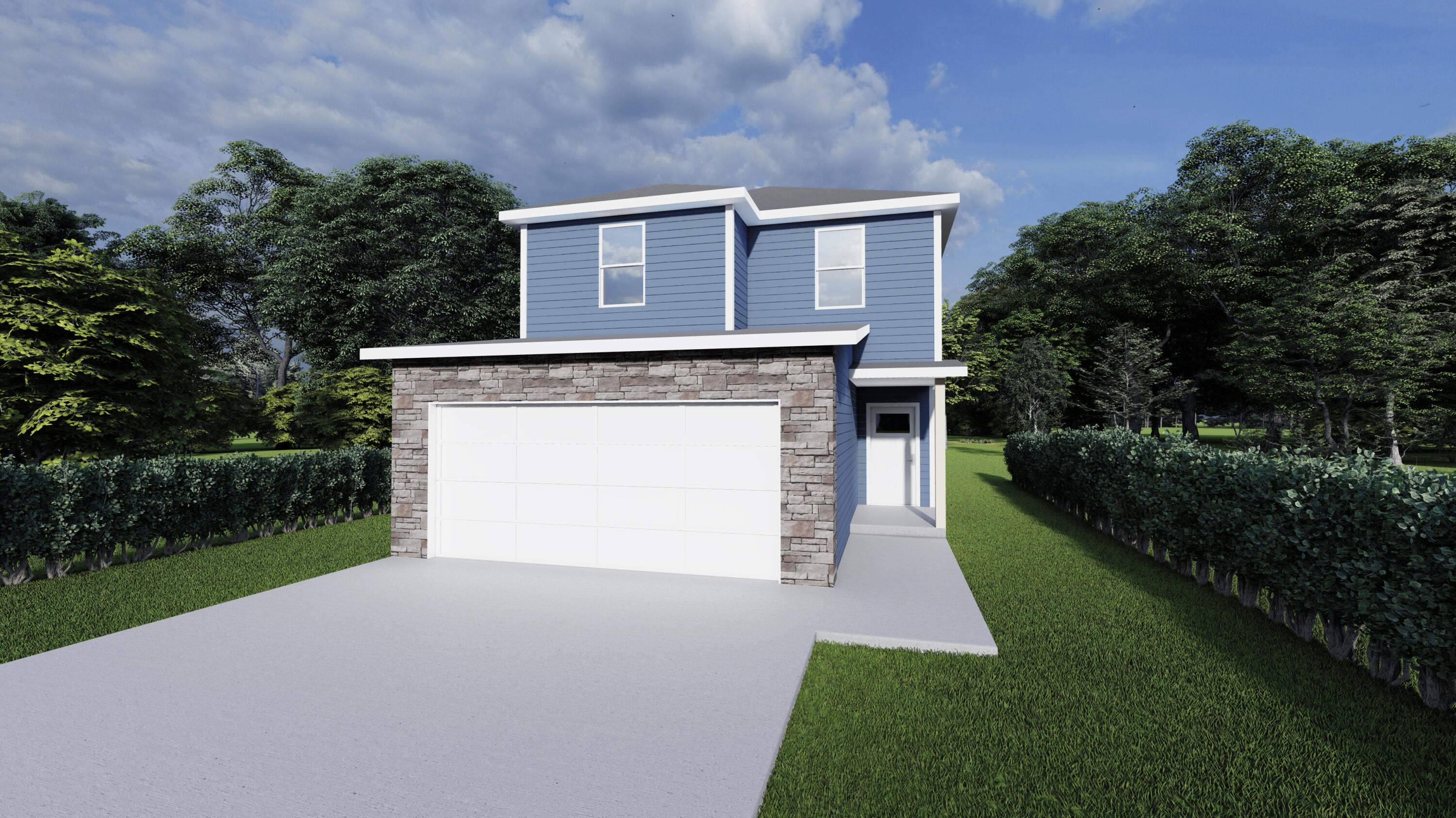 Come check out the MacKenzie - a charming 2-story floor plan that is perfect for families and first-time homebuyers!  As you enter the MacKenzie, you will be greeted by an open-concept living space that includes a spacious living room, a lovely dining room, a modern kitchen, and a convenient half bath. The first floor is an elegant and functional living space, perfect for entertaining guests or spending quality time with your family.  Upstairs, you will find three bedrooms - each with plenty of closet space - and two full baths. The MacKenzie's master bedroom features a spacious walk-in closet and a lovely en-suite bathroom, complete with a walk-in shower.  With its thoughtfully designed floor plan and beautiful finishes, the MacKenzie is the perfect place to call home. Contact us today to learn more about this amazing new home!