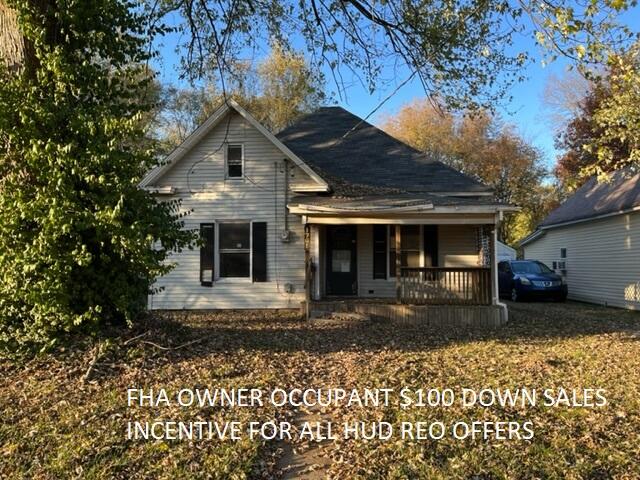 THIS PROPERTY HAS AN ACCEPTED OFFER IN PLACE AND WILL SHOW PENDING IN THE MLS ONCE SIGNED DOCS ARE RECEIVED FROM THE SELLER Opportunity awaits with this cute bungalow! Great living space, 2 beds on main floor with large extra bed/living/office space upstairs. This could be your next home with only $100 down! FHA $100 Down Sales Incentive for all HUD REO . Incentive is for Owner Occupant purchases only utilizing FHA insured financing, including FHA 203(k).HUD homes are Sold AS IS. Owner occupant bidders only until 12-15-22. Neither the seller nor the listing broker makes any representations or warranties as to the accuracy of this listing data sheet. Buyer and Buyers Agent to do their own due diligence.