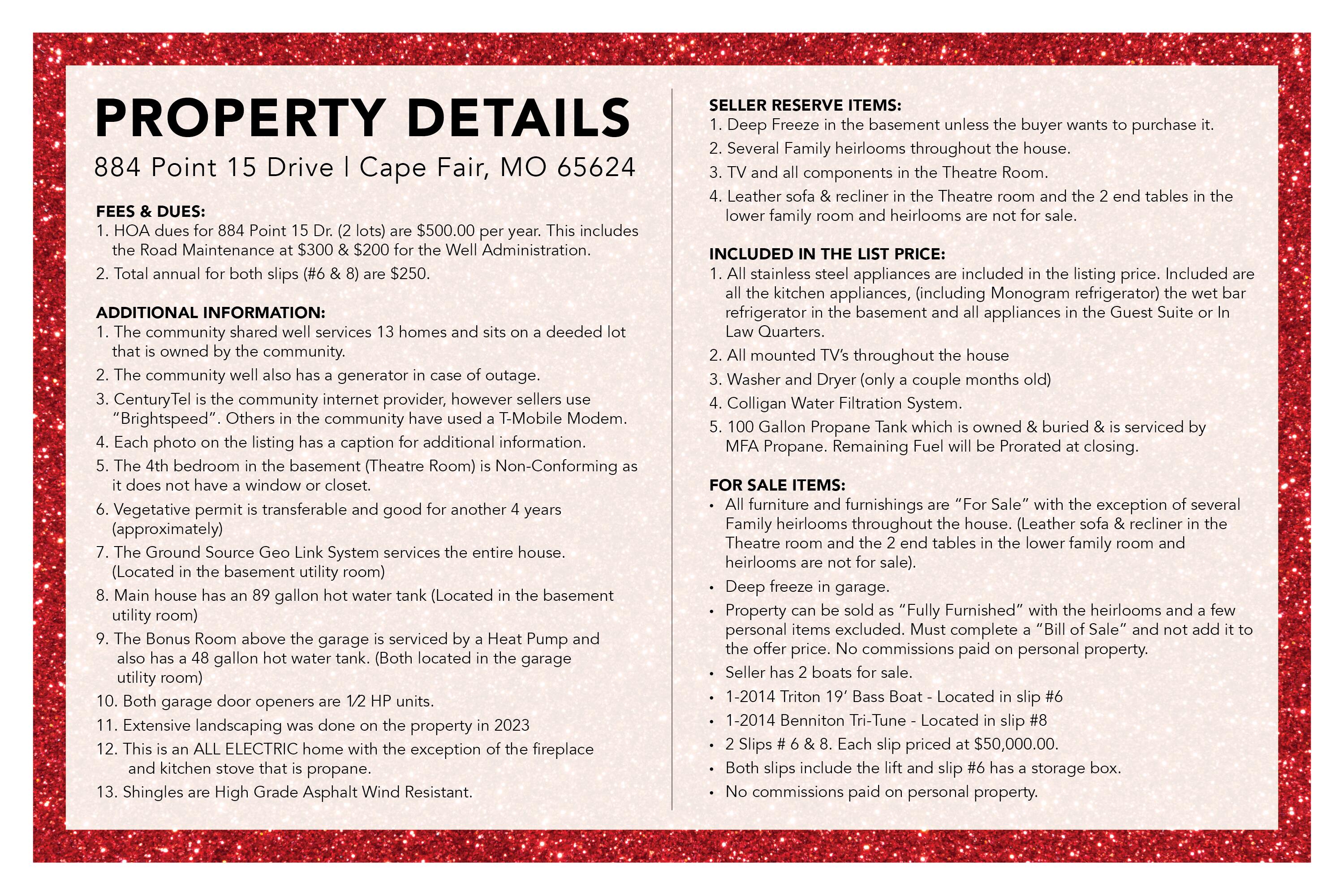 Point 15 Properties - Residential
