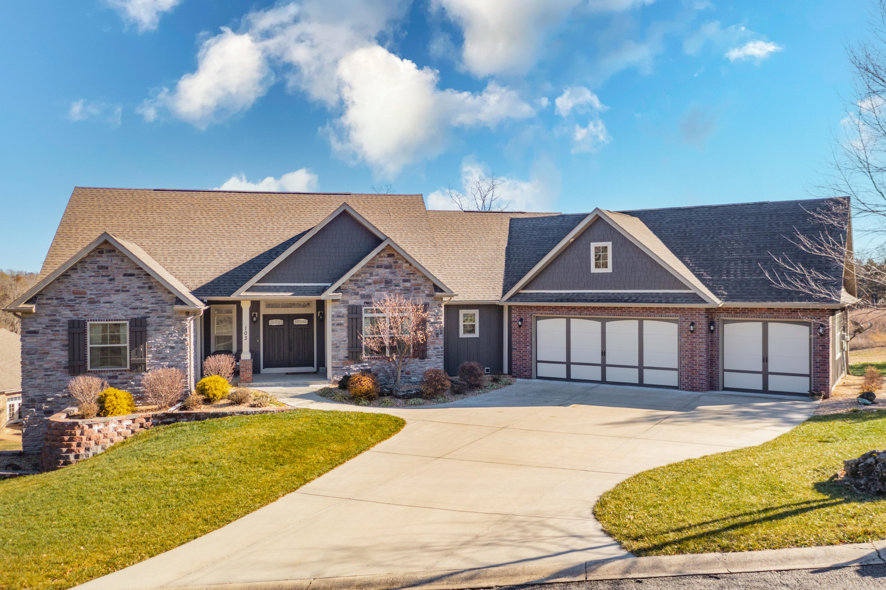 You will find attention to detail everywhere you look in this well designed custom built home. Located in one of the most sought after neighborhoods in SW Missouri; this home has it all! Gorgeous ceiling treatments, custom cabinets, spacious bedrooms, crown molding and a screened in porch with outstanding sunrise views! There is little doubt, that your soon to be favorite room is the oversized screened in porch! When you are not looking at the incredible sunrise views you will be taking in the breathtaking views of Branson Hills Golf Course. (Consistently rated as one of the best golf courses in the state) When you are done enjoying all of the upgraded features of the interior, just wait till you step outside. Located on a spacious corner lot; gorgeous flowerbeds and professional landscaping is abundant. Your closest neighbor are families of turkey and deer!......At the Branson Hills Golf Club you find amenities such as tennis courts, pickleball, swimming pool, full restaurant inside the clubhouse among others......This home checks all the  boxes. Location, Curb Appeal, Great Floorplan, Awesome Views. In a neighborhood where homes do not come up for sale often; call now!