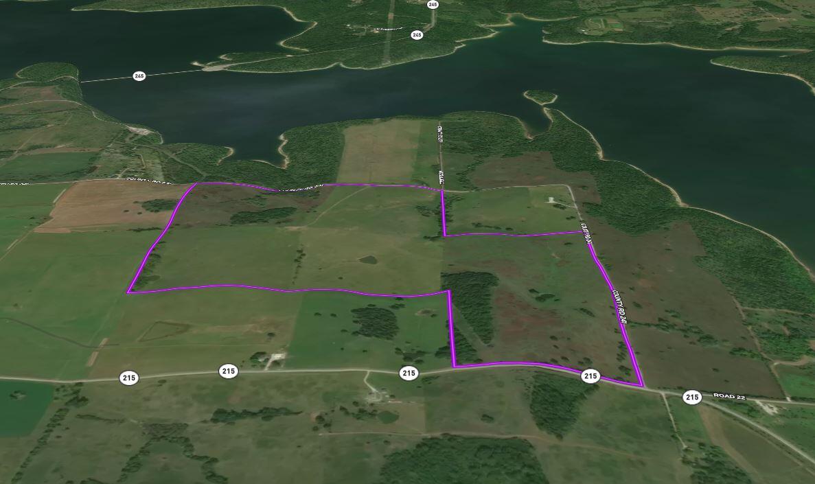 Really nice 237+/- acres located just west of Aldrich right next too Stockton Lake on Hwy 215.  Great cattle pasture with ponds and open ground.