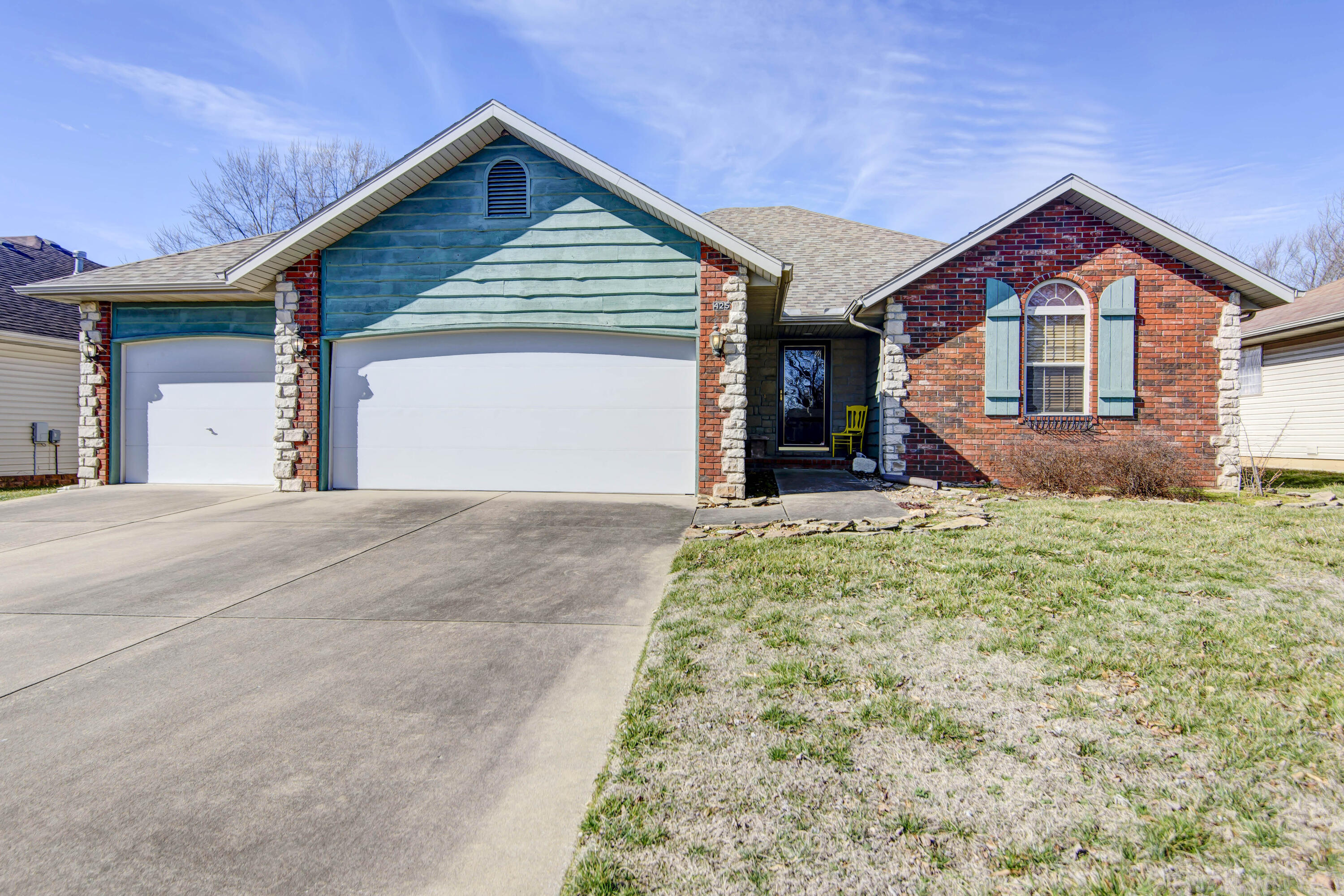 Springfield address/Willard Schools. Three car garage! Very nice split bedroom plan with large en suite and walk in double shower.Lots of storage including pantry.Quiet neighborhood and no neighbors behind the privacy fenced back yard. Roof is only four years old!