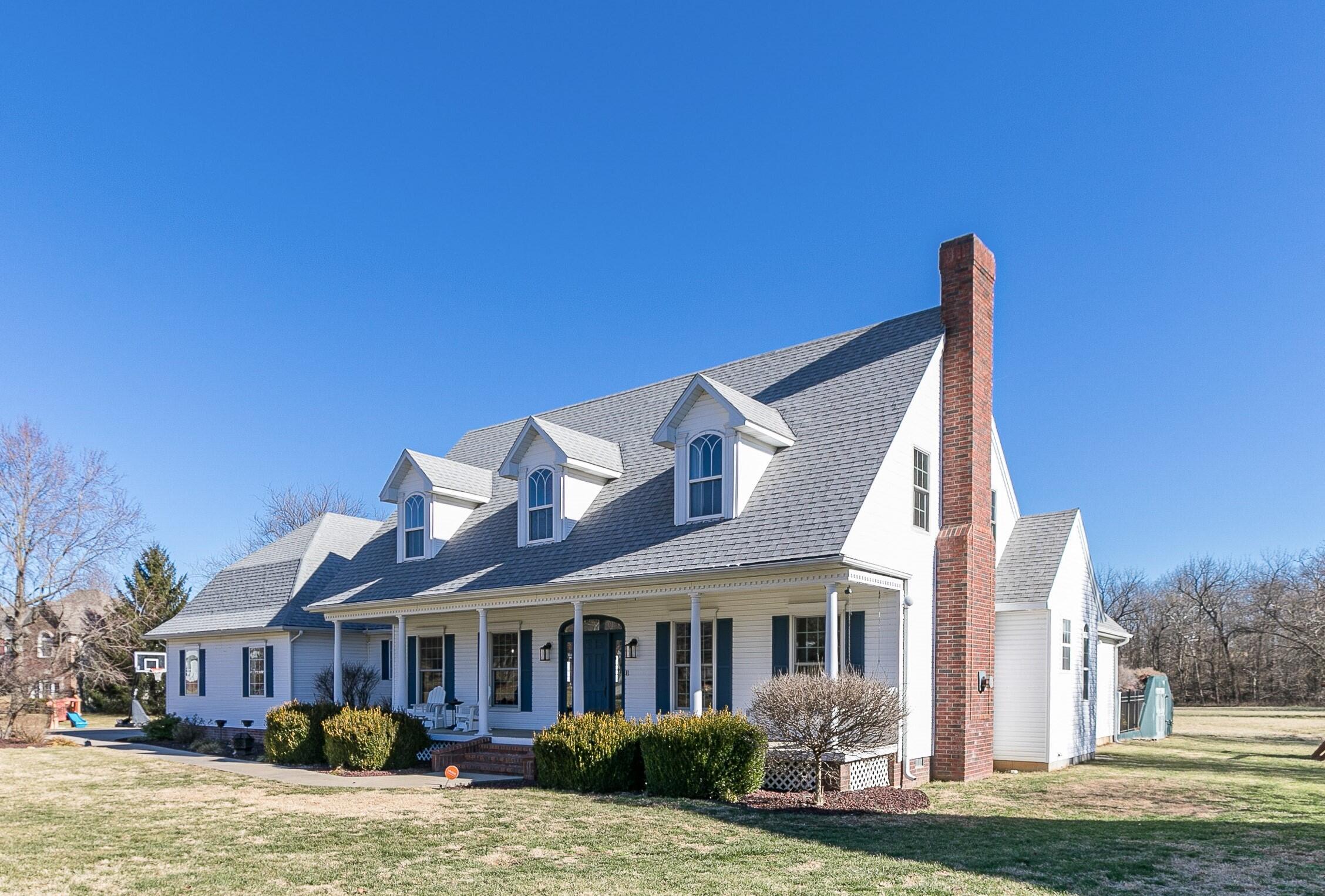 Small town life, big time luxury. Grand, yet approachable. High quality, yet easy to live in. Comfortable enough where your family can snuggle in for a quiet evening, yet also equipped to gather 50 of your closest friends. 2181 Thornridge Drive is situated in Briarwood, a quiet neighborhood near the edge of Bolivar, MO - a town of just over 10,000 people and a thriving community where opportunities in healthcare, education, and business are plentiful. This home was built with forever in mind - quality materials and extraordinary high end finishes throughout. Here are some of the high points:  7000sq ft under roof, including 1900+ sq ft heated garage//5 overhead garage doors//custom cabinetry + storage//two dishwashers//two refrigerators//coffee bar with plumbed in-wall coffee maker & Keurig//cozy den with gas fireplace, wainscoting, custom shelving & built-in desk, hub for in-house wired sound system//spacious primary suite with large bedroom, walk-in shower with seven showerheads, steam room, heated towel racks, heated floors, jetted tub, double sinks, beautiful cabinetry, one-of-a-kind master closet with custom cabinets, accent lighting, pull down clothing racks, island with folding ironing board//hidden safe room with power, exhaust+AC//Rec room wired for sound, wet bar, pool table, popcorn maker, mini fridge, ride-in Ferrari Arcade game//Theater Room ($150,000 value) with one of the largest flat screen 3D LED TV's commercially available, top-of-the-line 7.1 Marantz surround sound, oversized powered reclining leather seating for 8//Outdoor Oasis, hot tub, oversized heated in-ground saltwater pool with slide, waterfall, professionally designed landscaping//1000+sq ft patio, resurfaced with cool decking paint//newer roof (2018)//underground invisible fence//dependable internet access//incredible value considering the many amenities with no expenses spared//Ask your Realtor for a full copy of upgrades & features, then schedule your tour. You'll be glad you did.