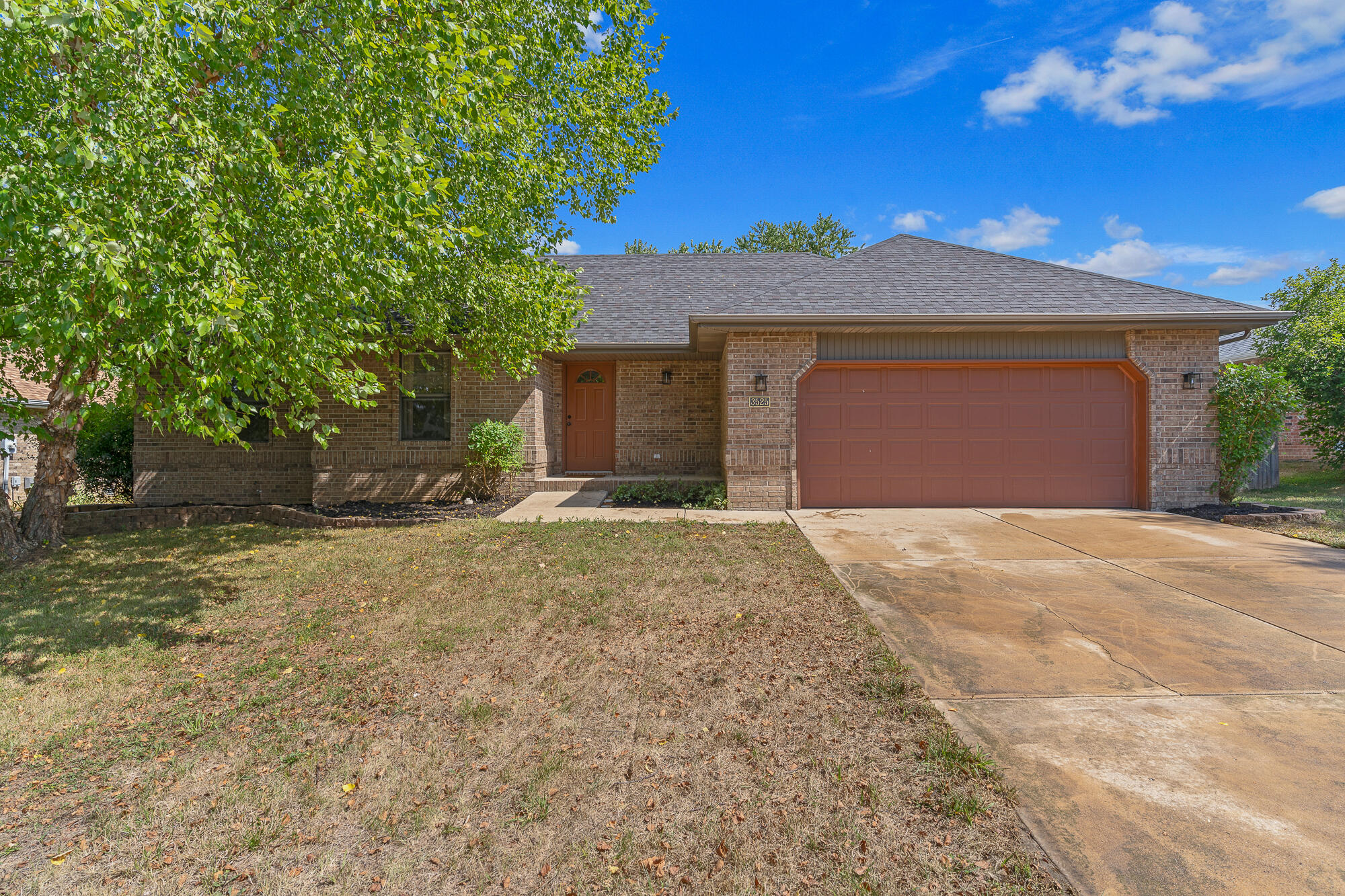 3 bed 2 bath all brick home in Kickapoo school district. Newer HVAC and roof. (Roof 3 years old, HVAC 2 years old) Adorable home with a nice, bright  eat in kitchen, cozy living room with wood burning fireplace, laminate wood flooring throughout. Enjoy your morning coffee or evening sunset on the back patio with pergola. Great neighborhood off Republic Rd. Call today for a showing.