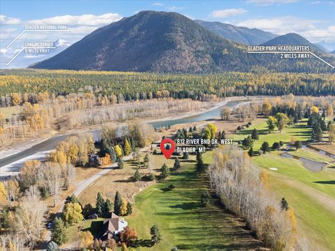 Tiny photo for 812/816 River Bend Drive, West Glacier, MT 59936 (MLS # 30068982)