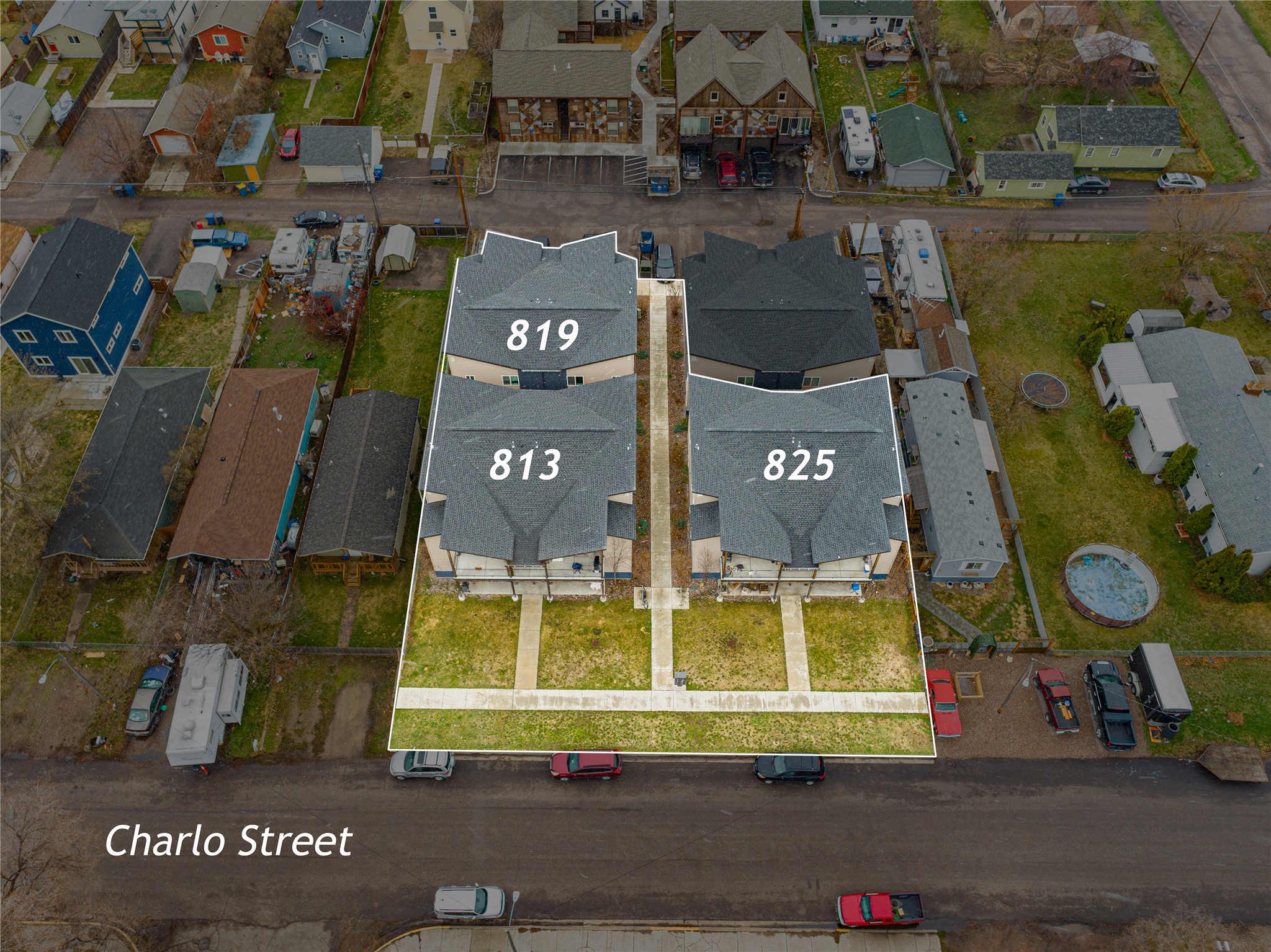813, 819, 825 Charlo Street