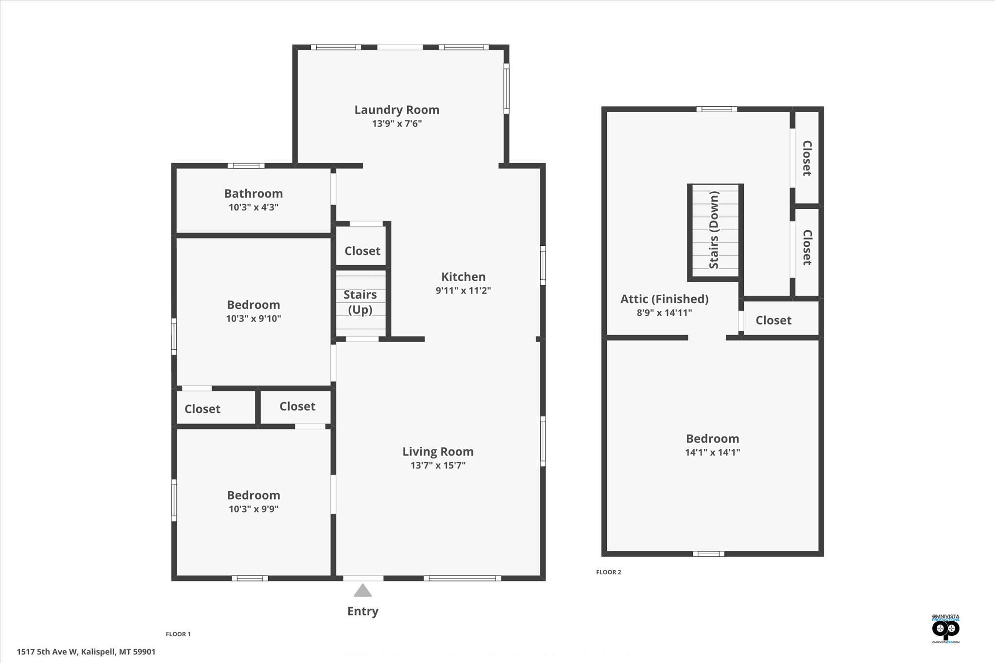 Kalispell, Montana 59901, United States, 3 Bedrooms Bedrooms, ,1 BathroomBathrooms,Residential,Active,204794