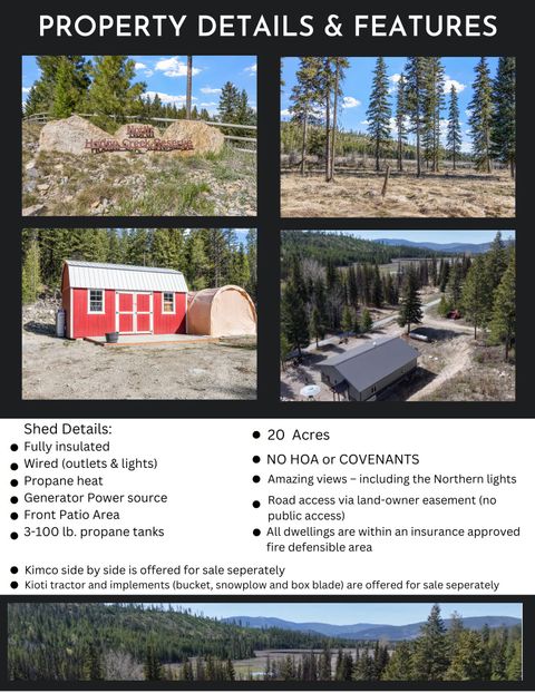 Tiny photo for 1500 Hodge Creek Road, Kila, MT 59920 (MLS # 30070610)