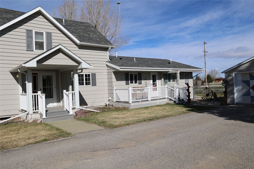 Photo of 105 Dupuyer Avenue, Valier, MT 59486 (MLS # 30067642)