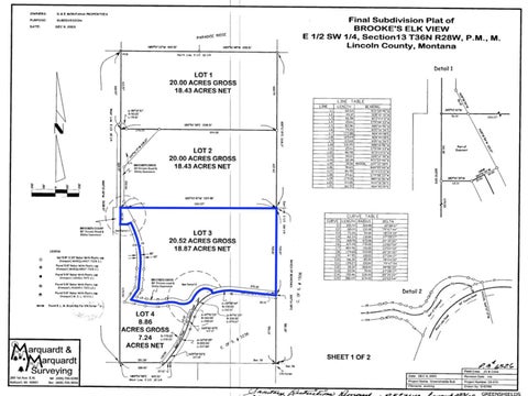 Tiny photo for 0 Brookes Drive, Rexford, MT 59930 (MLS # 30077115)