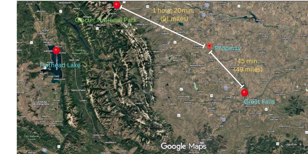 Photo of Lot 7 and 8 3rd Avenue SW, Brady, MT 59416 (MLS # 30065116)