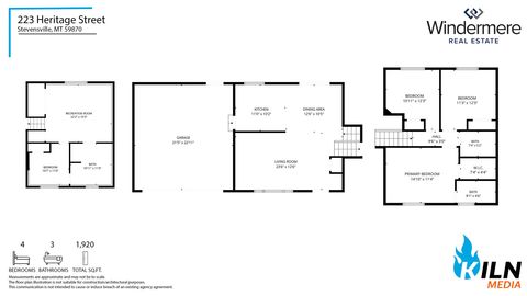 Tiny photo for 223 Heritage Street, Stevensville, MT 59870 (MLS # 30071475)