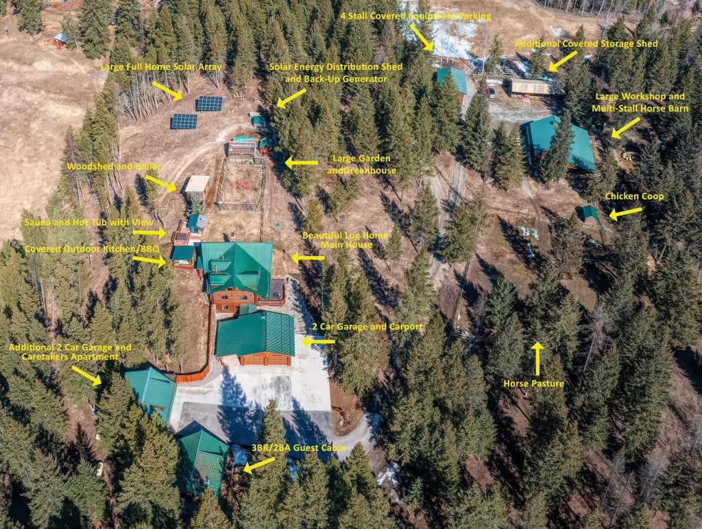 Photo of 4332 Grave Creek Road, Eureka, MT 59917 (MLS # 30077830)