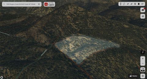 Tiny photo for 1300 Rogers Creek Road, Wolf Creek, MT 59648 (MLS # 30070738)