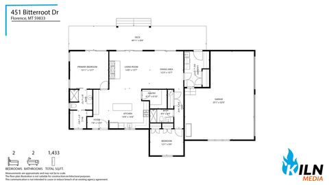 Tiny photo for 451 Bitterroot Drive, Florence, MT 59833 (MLS # 30068888)