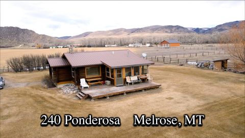 240 Ponderosa Road Melrose MT 59743