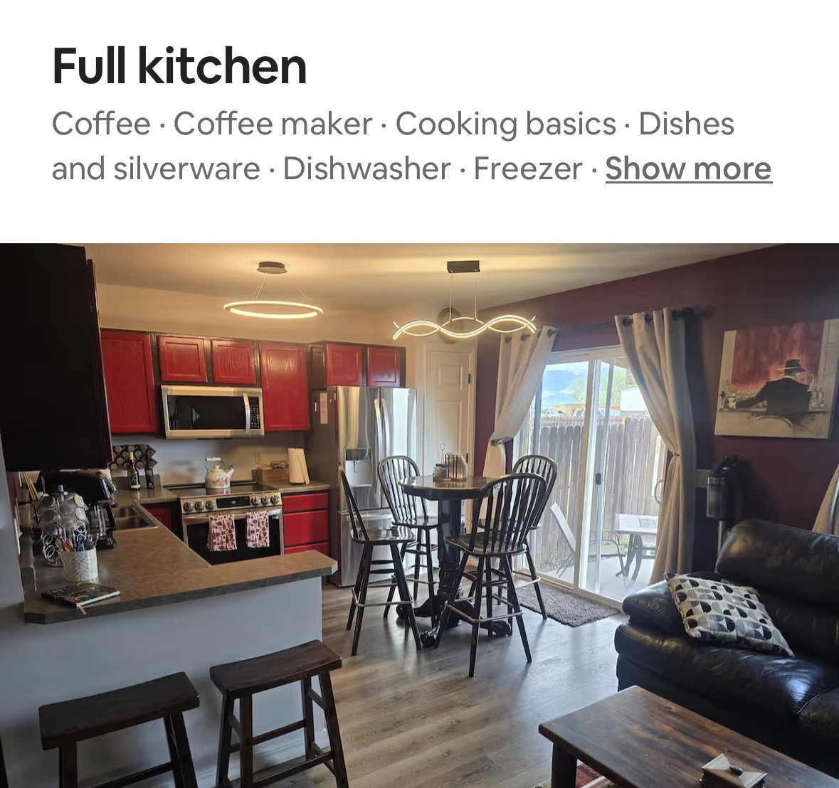 Kitchen/ Dining area