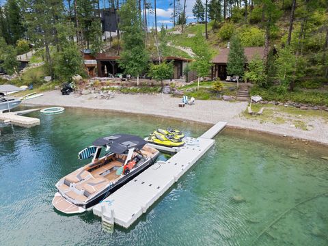 Tiny photo for 715 LM Beach Lane, Whitefish, MT 59937 (MLS # 30070908)