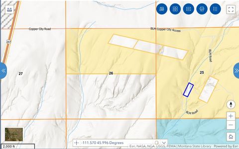 Tiny photo for NHN Copper City "BLM" Road, Three Forks, MT 59752 (MLS # 30068598)