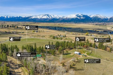 Tiny photo for 829 Weber Butte Trail, Corvallis, MT 59828 (MLS # 30068382)