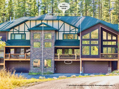 Tiny photo for 311 Wood Run Drive #B, Whitefish, MT 59937 (MLS # 30058668)