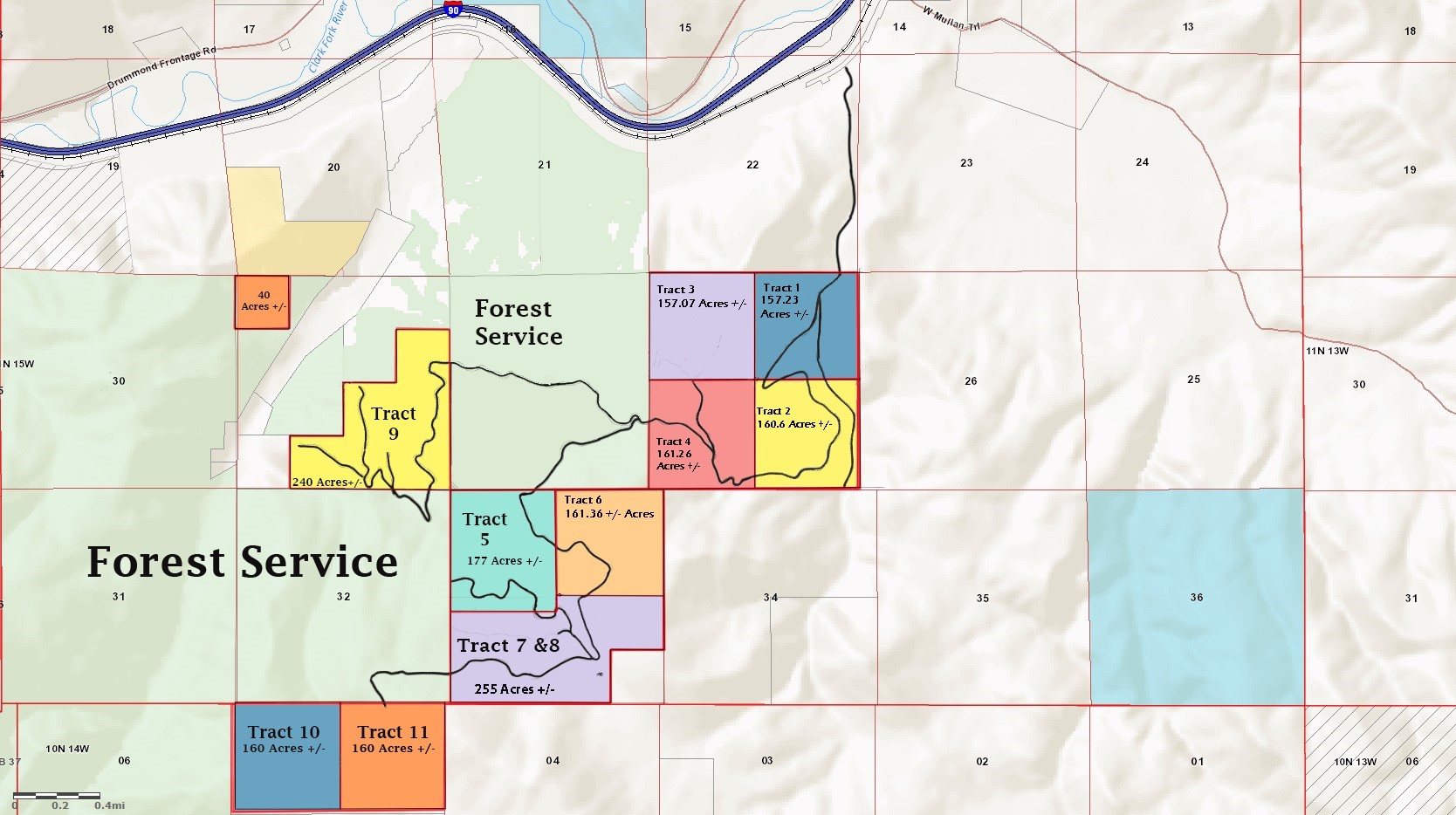 10 and 11 Tract, Bull Elk
