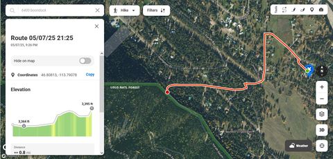 Tiny photo for 6400 Boondock Lane, Clinton, MT 59825 (MLS # 30069461)
