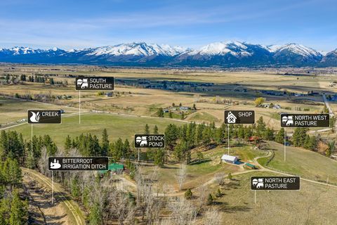 Tiny photo for 829 Weber Butte Trail, Corvallis, MT 59828 (MLS # 30068402)