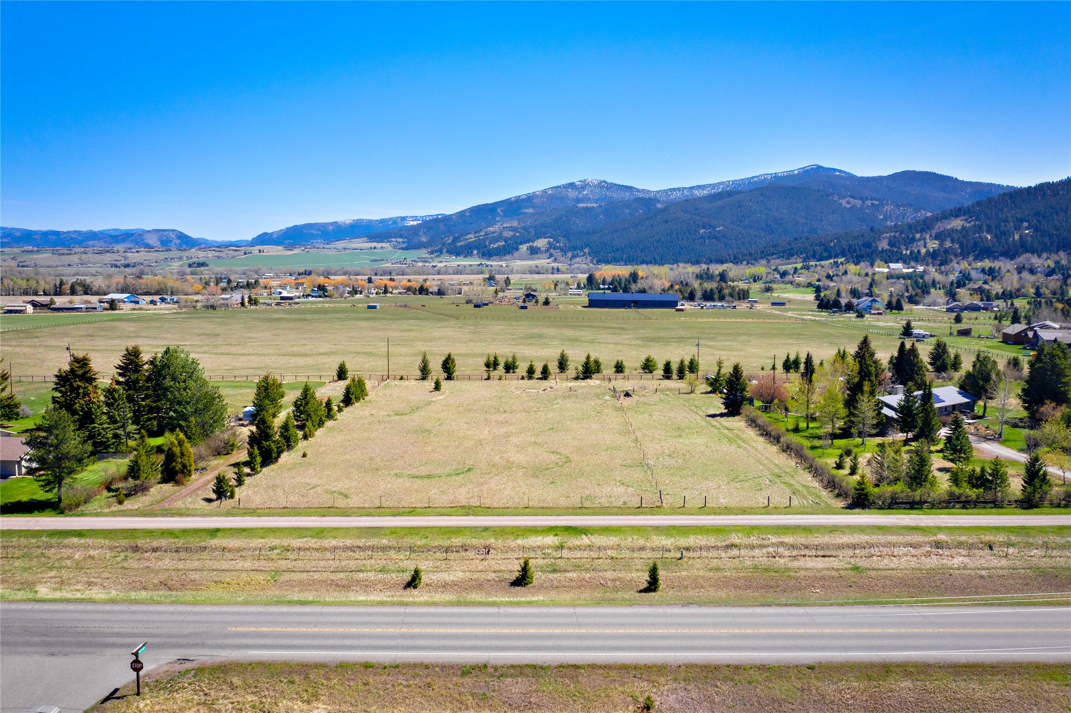 2 acre flat, buildable parcel with gorgeous views!