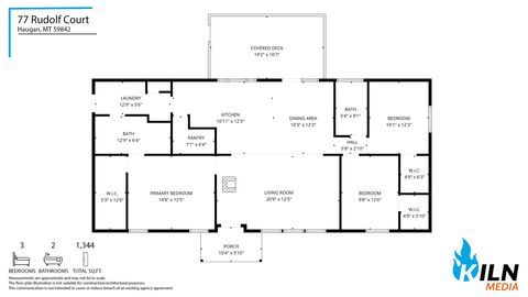 Tiny photo for 77 Rudolph Court, Haugan, MT 59842 (MLS # 30070359)