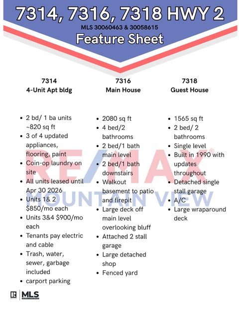 Tiny photo for 7316, 7318, 7314 Us Highway 2 E, Columbia Falls, MT 59912 (MLS # 30060463)