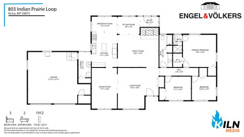 Tiny photo for 803 Indian Prairie Loop, Victor, MT 59875 (MLS # 30077022)