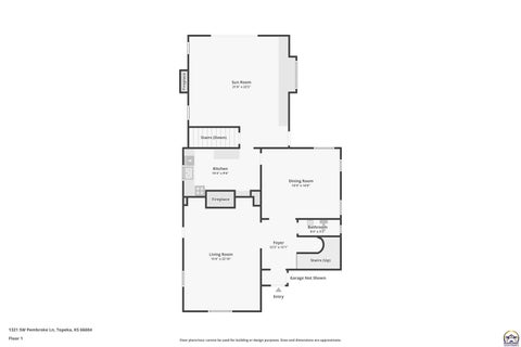 Tiny photo for 1321 SW Pembroke Ln, Topeka, KS 66604 (MLS # 245669)