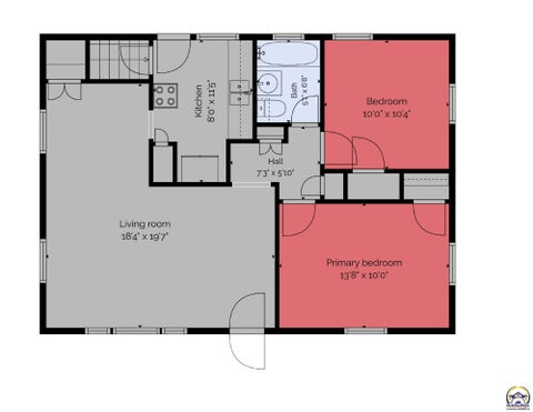 Tiny photo for 838 SW Webster Ave, Topeka, KS 66606 (MLS # 246330)