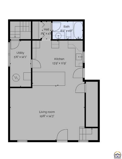 Tiny photo for 391 Gertrude, Harveyville, KS 66431 (MLS # 243726)