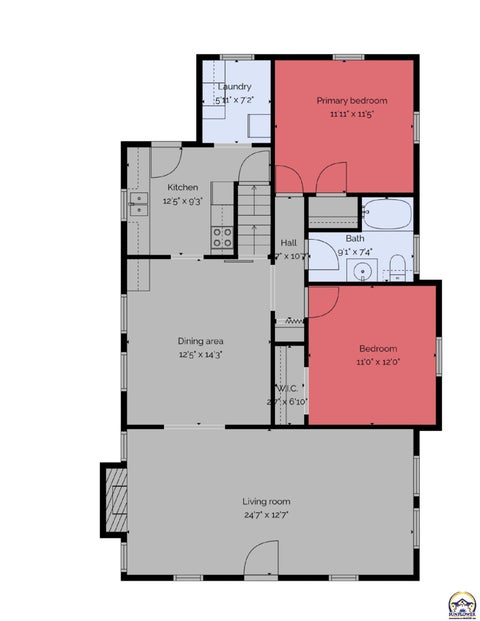 Tiny photo for 2601 SW Clay St, Topeka, KS 66611 (MLS # 246793)