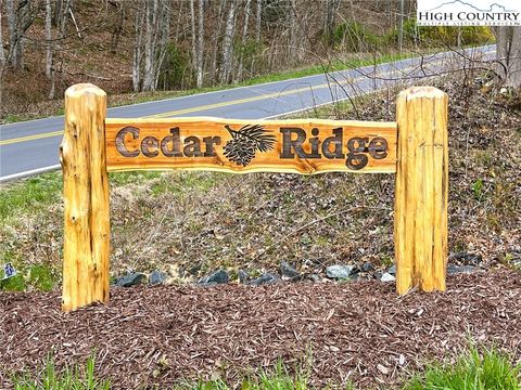 Vacant Land For Sale - LOT #25 Cedar Ridge Drive<br/> Todd, NC 28684