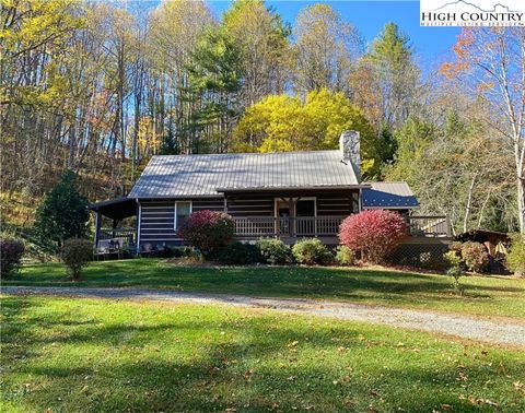 Photo of 329 Ballous Mill Road, Grassy Creek, NC 28631 (MLS # 259363)