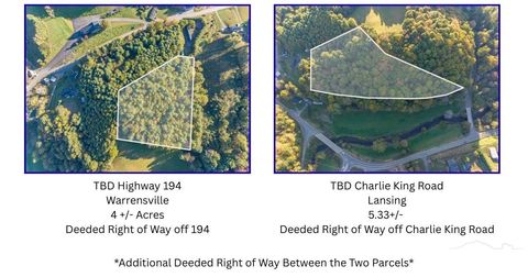 Photo of TBD Charlie King Road and Hwy 194, Lansing, NC 28693 (MLS # 260319)