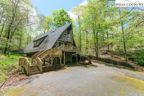 Photo of 205 Spring Branch Road, Beech Mountain, NC 28604 (MLS # 255802)