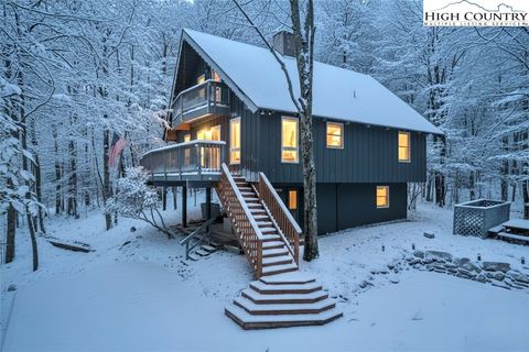 Photo of 119 Overbrook Trail, Beech Mountain, NC 28604 (MLS # 259518)