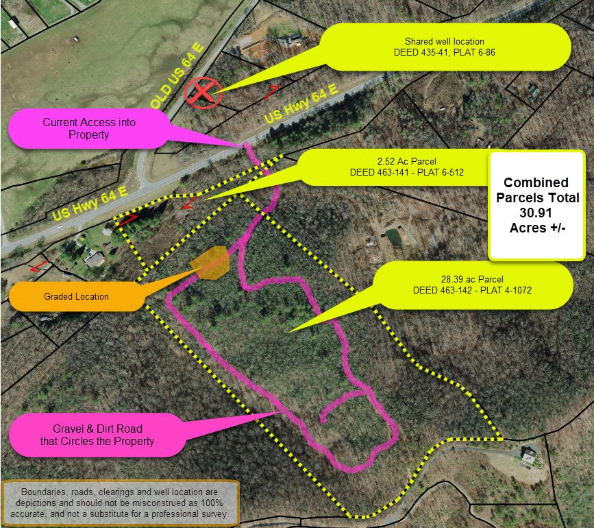 30.91 Ac Hwy 64 E @ Old Hwy 64 Junction, HAYESVILLE, North Carolina image 3