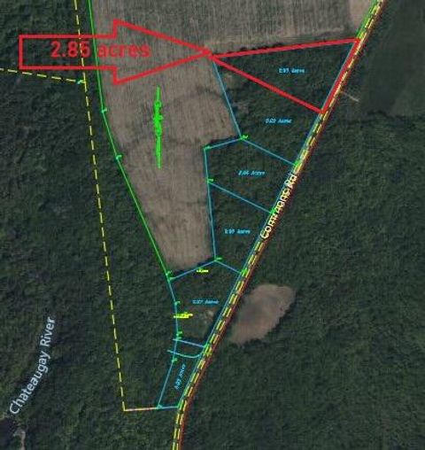 Vacant Land For Sale - LOT # 6 Commons Road<br/> Franklin County, Chateaugay, NY 12920