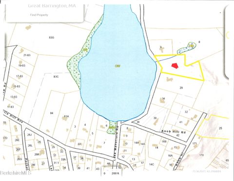 Vacant Land For Sale - Lake Mansfield Rd<br/> Great Barrington, MA 01230