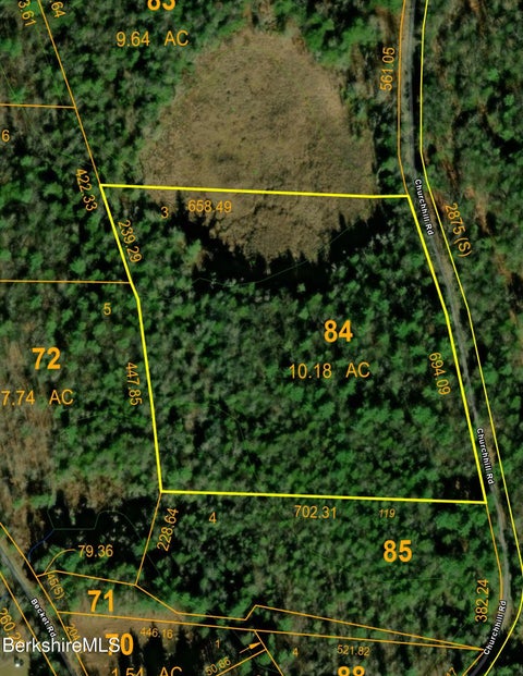 Vacant Land For Sale - LOT 84 Churchill Rd<br/> Otis, MA 01253